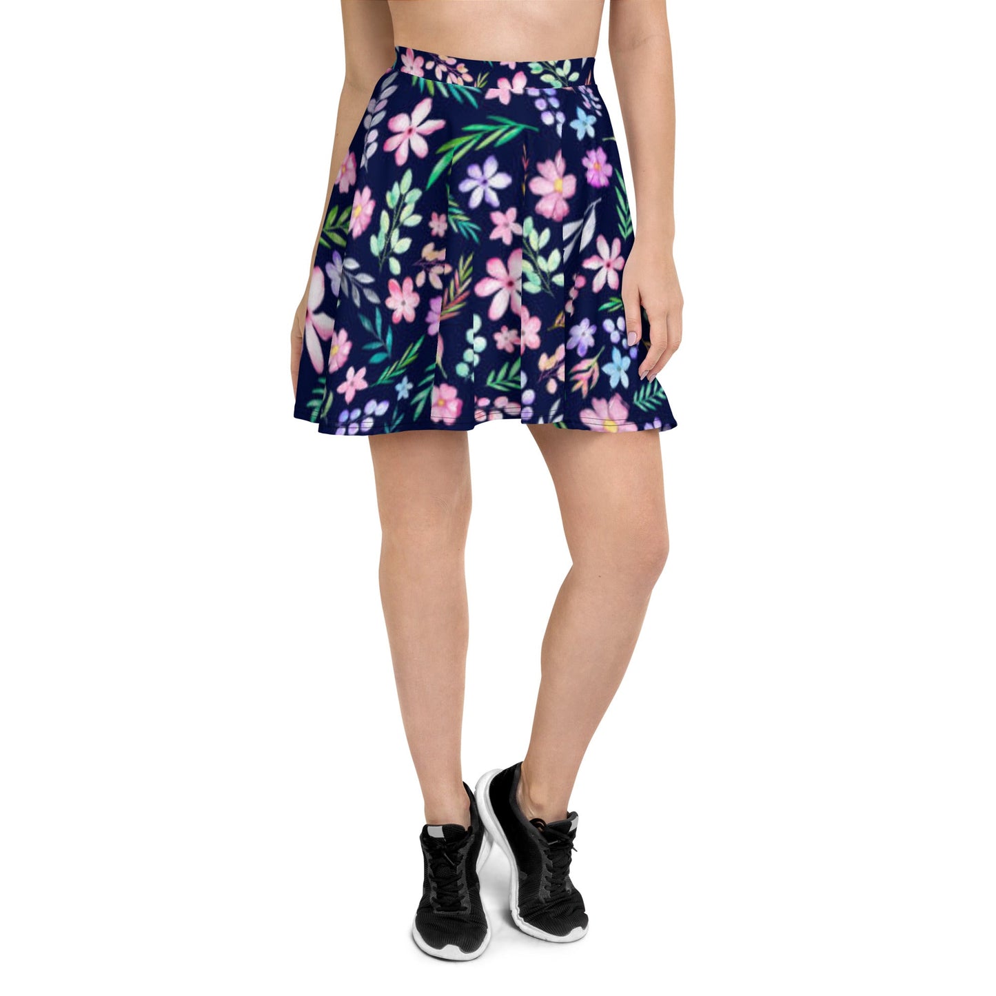 Skater Skirt, Women's Floral mini Skirt, - PratSN