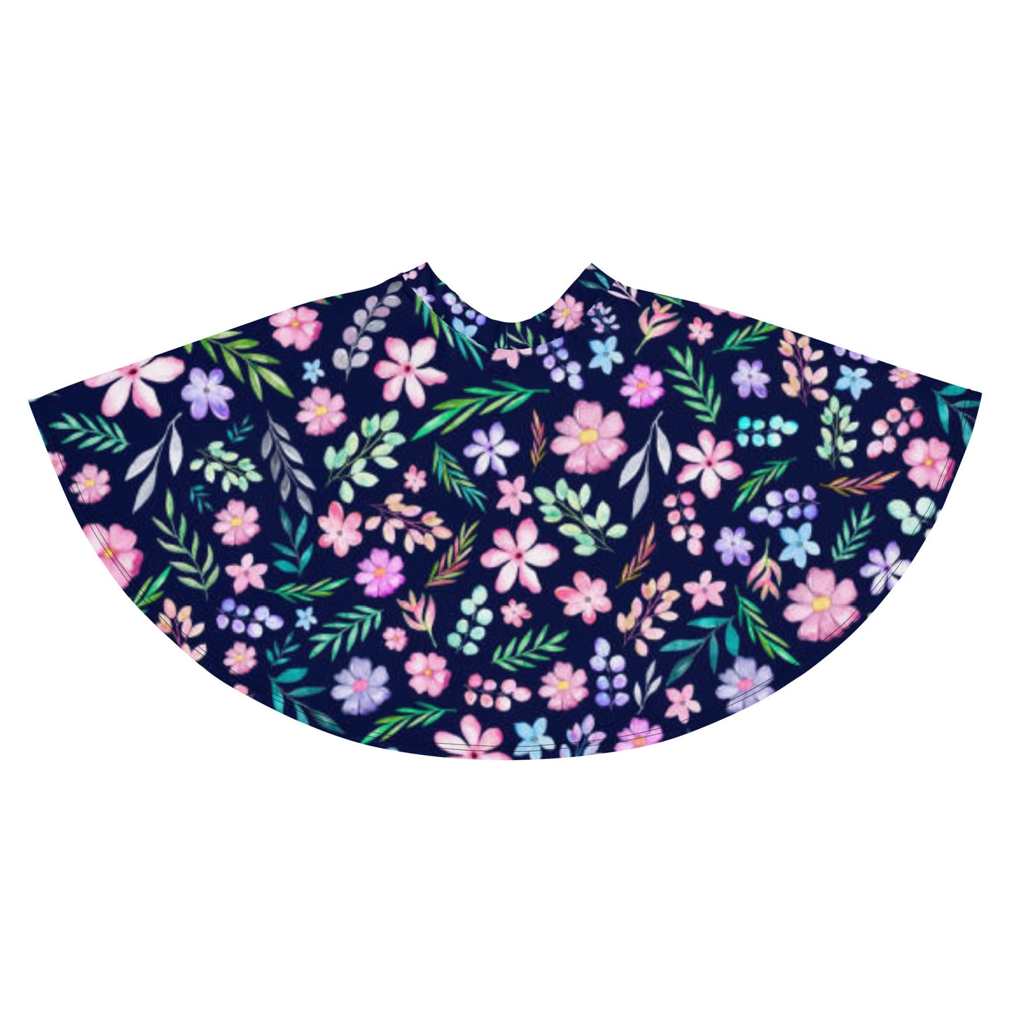 Skater Skirt, Women's Floral mini Skirt, - PratSN