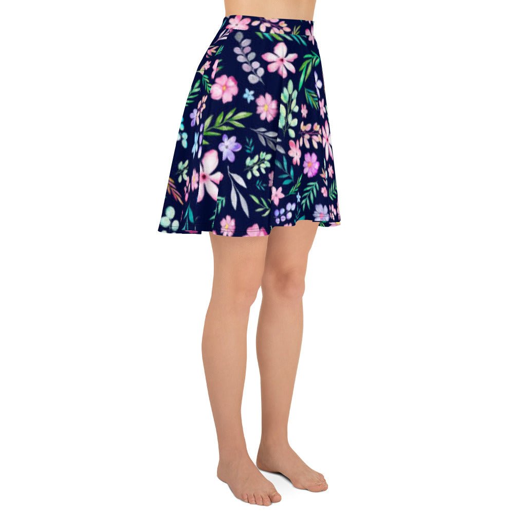 Skater Skirt, Women's Floral mini Skirt, - PratSN
