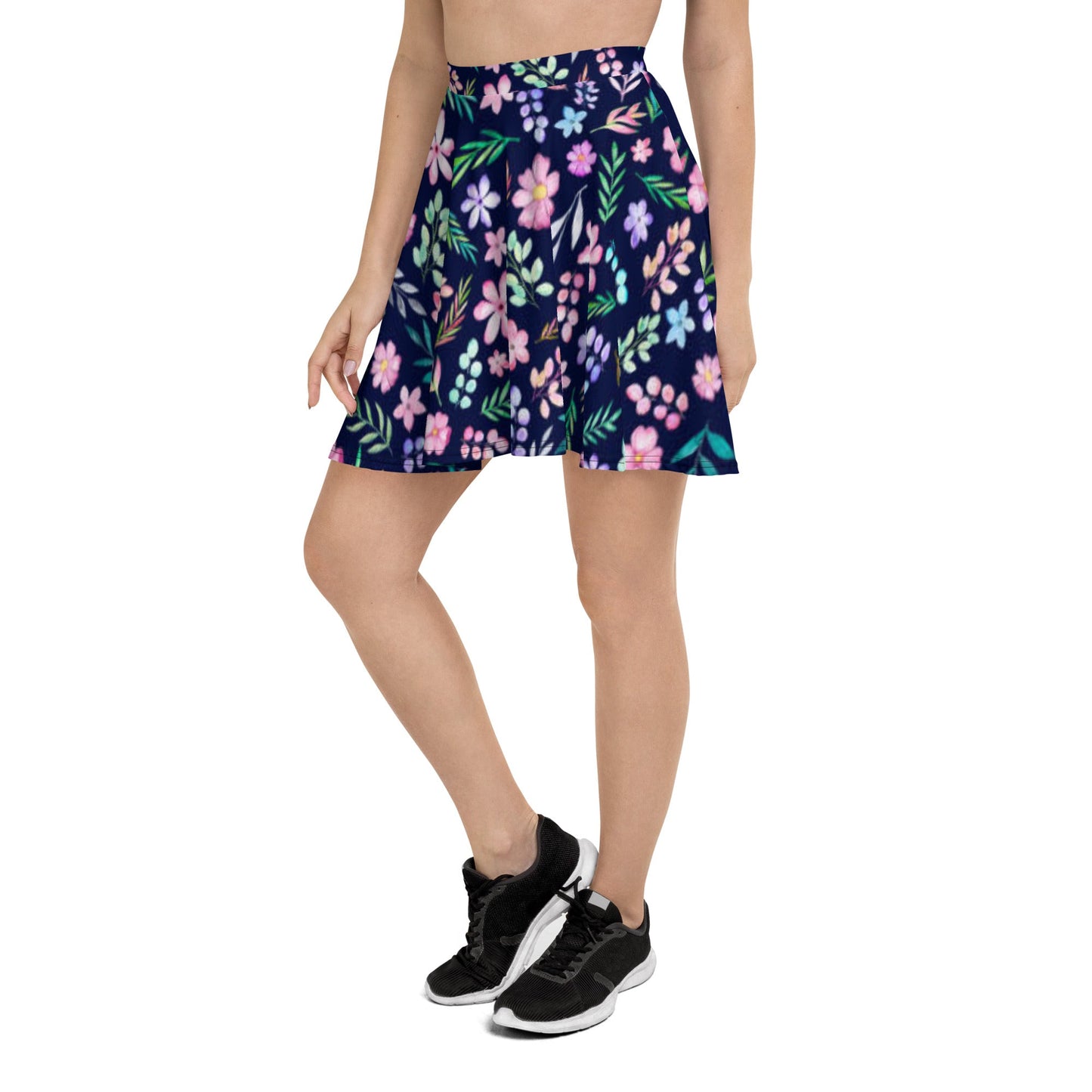 Skater Skirt, Women's Floral mini Skirt, - PratSN