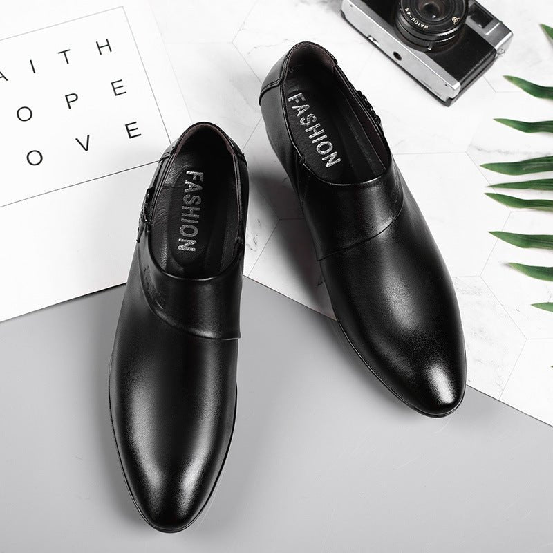 Slip - on Leather Shoes Men's Formal Shoes - PratSN