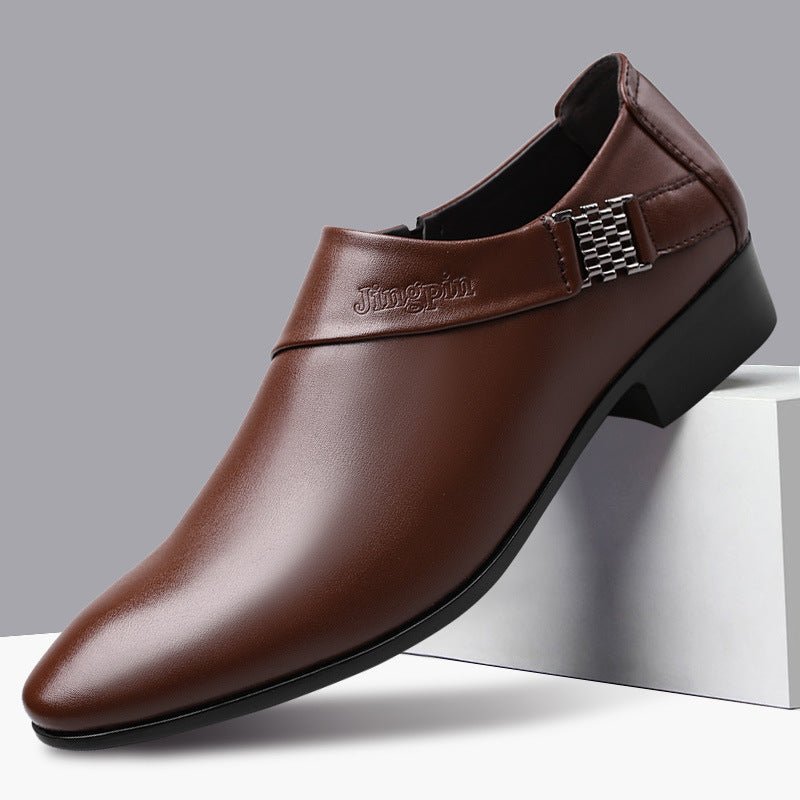 Slip - on Leather Shoes Men's Formal Shoes - PratSN