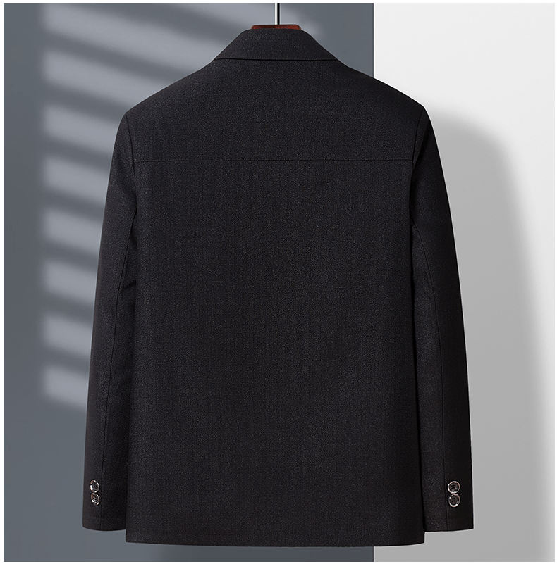 Spring and Autumn Old Man Grandpa Father Lapel Jacket - PratSN