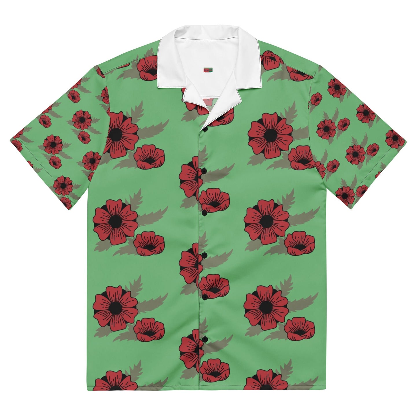 Spring and Summer looming Pattern Button Shirt - Unisex button Shirt - PratSN