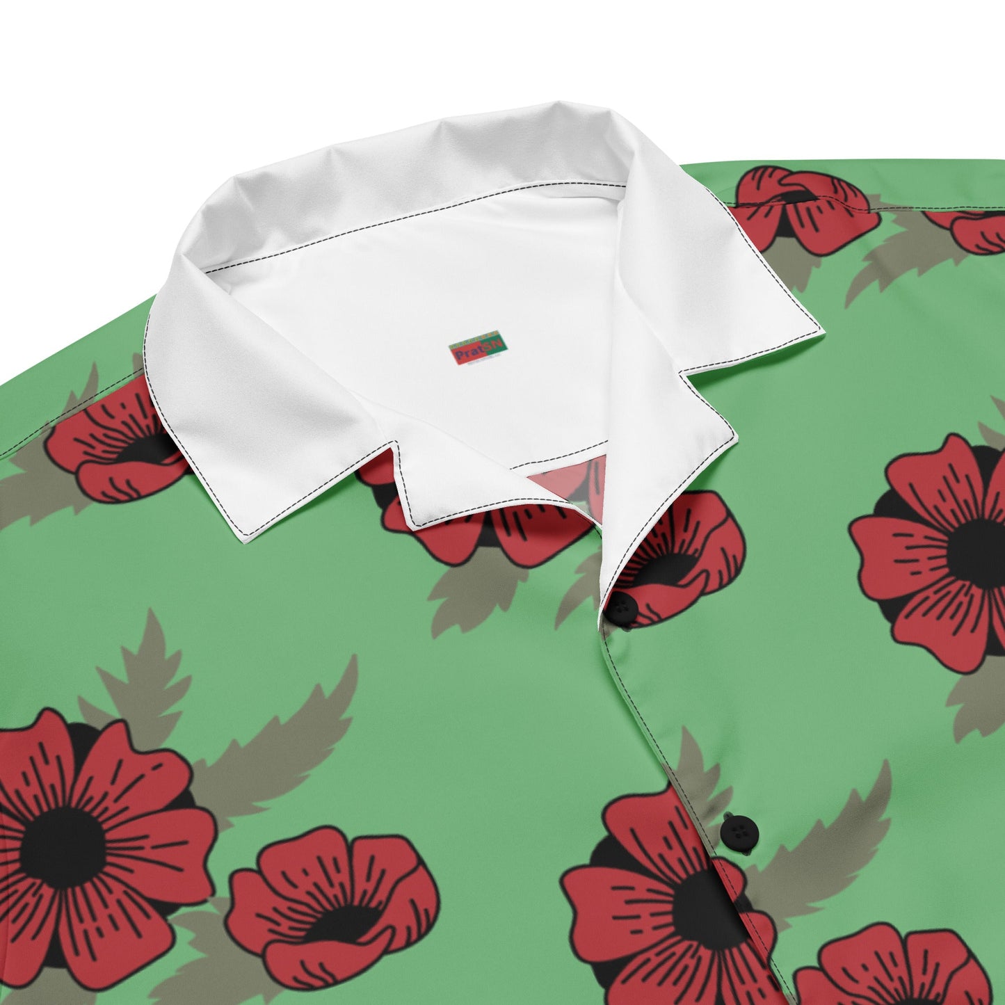 Spring and Summer looming Pattern Button Shirt - Unisex button Shirt - PratSN