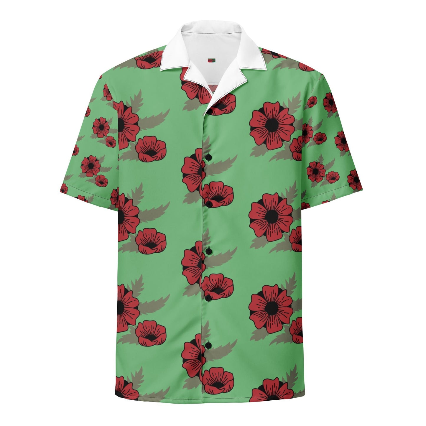 Spring and Summer looming Pattern Button Shirt - Unisex button Shirt - PratSN