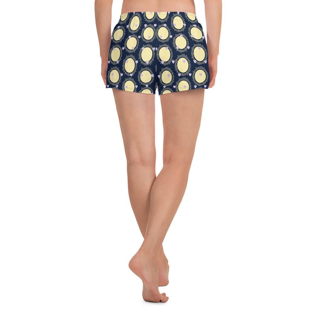 Stylish and Trendy All - Over Print Women's Athletic Shorts - PratSN