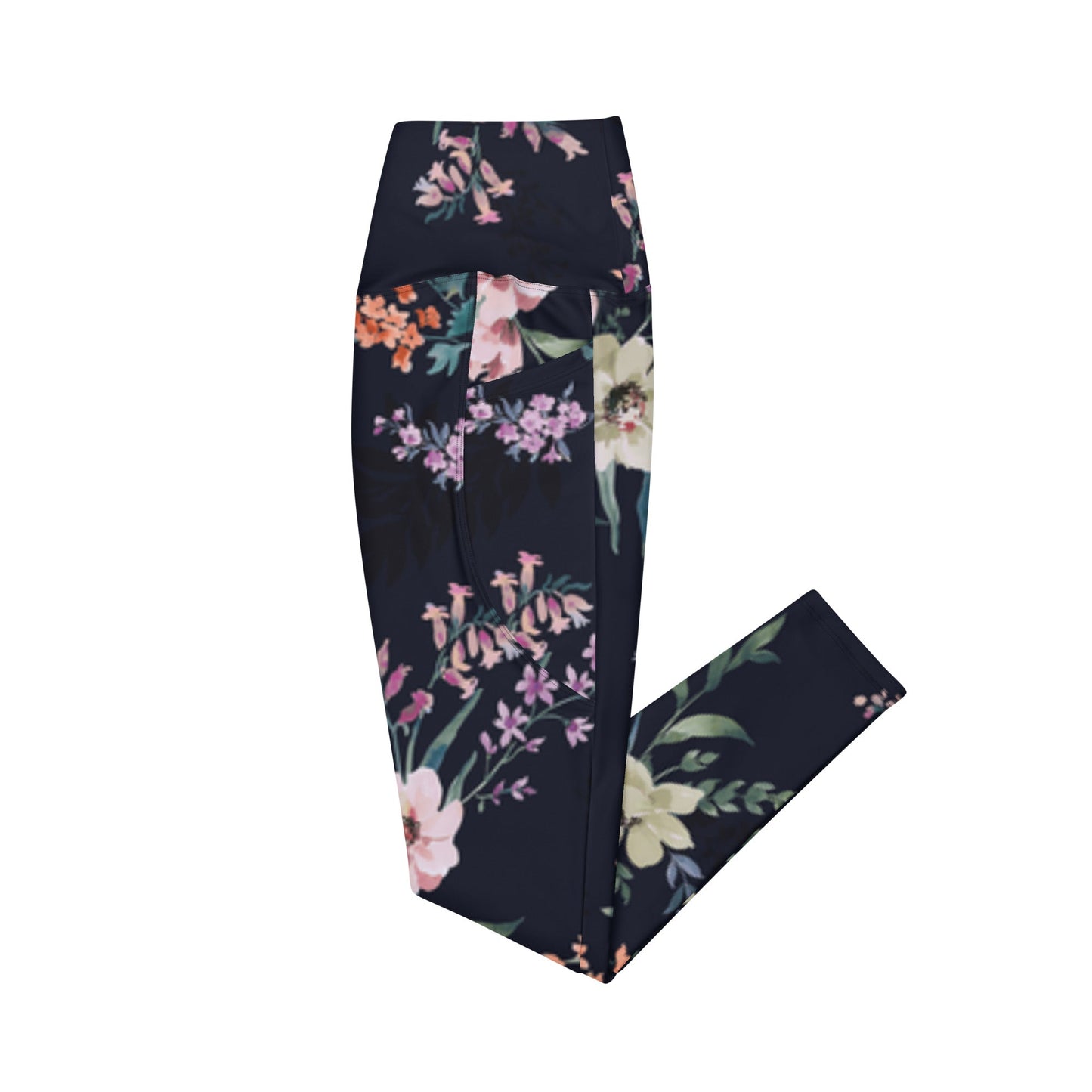 Stylish floral Women's Activewear Pants with Functional Pockets - PratSN