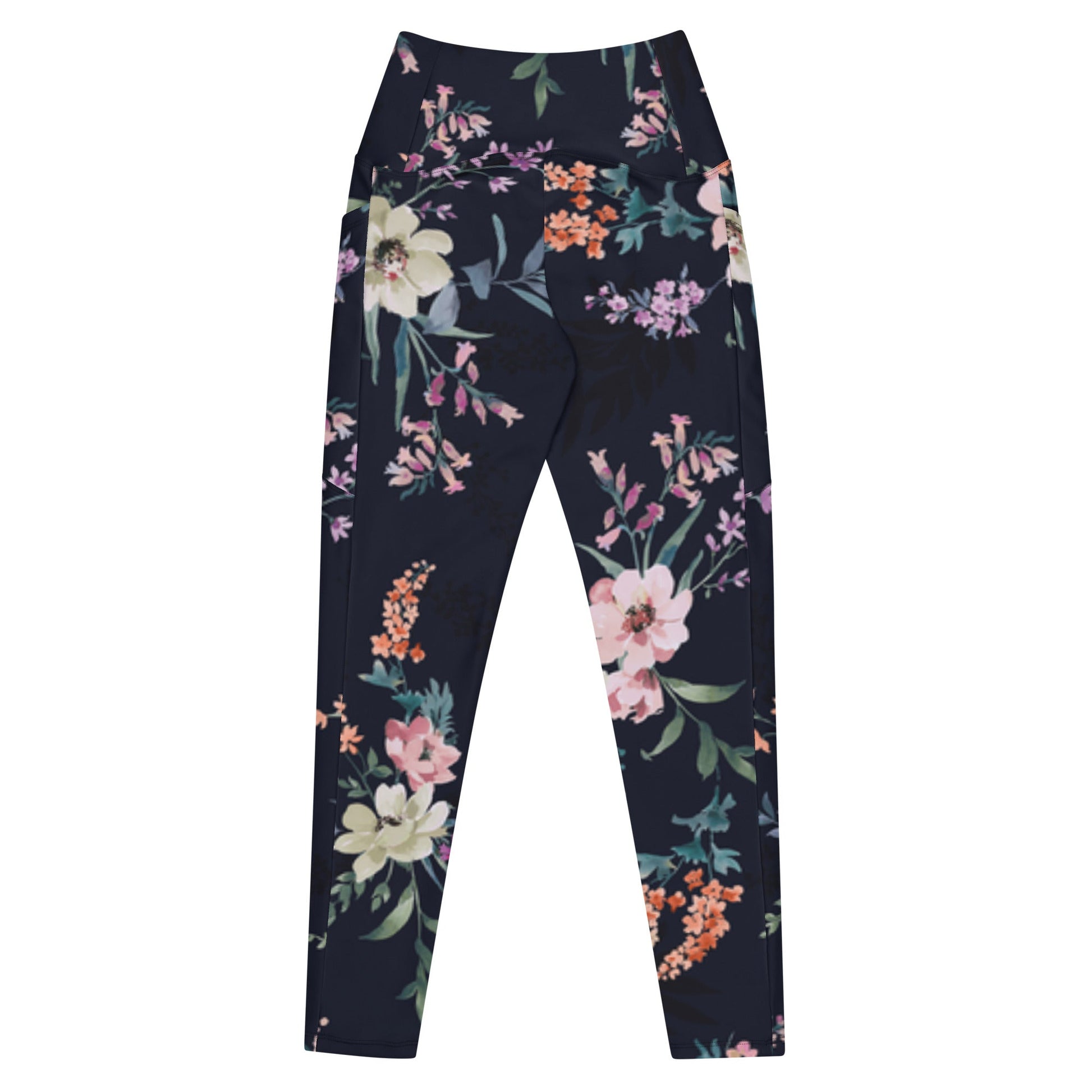 Stylish floral Women's Activewear Pants with Functional Pockets - PratSN