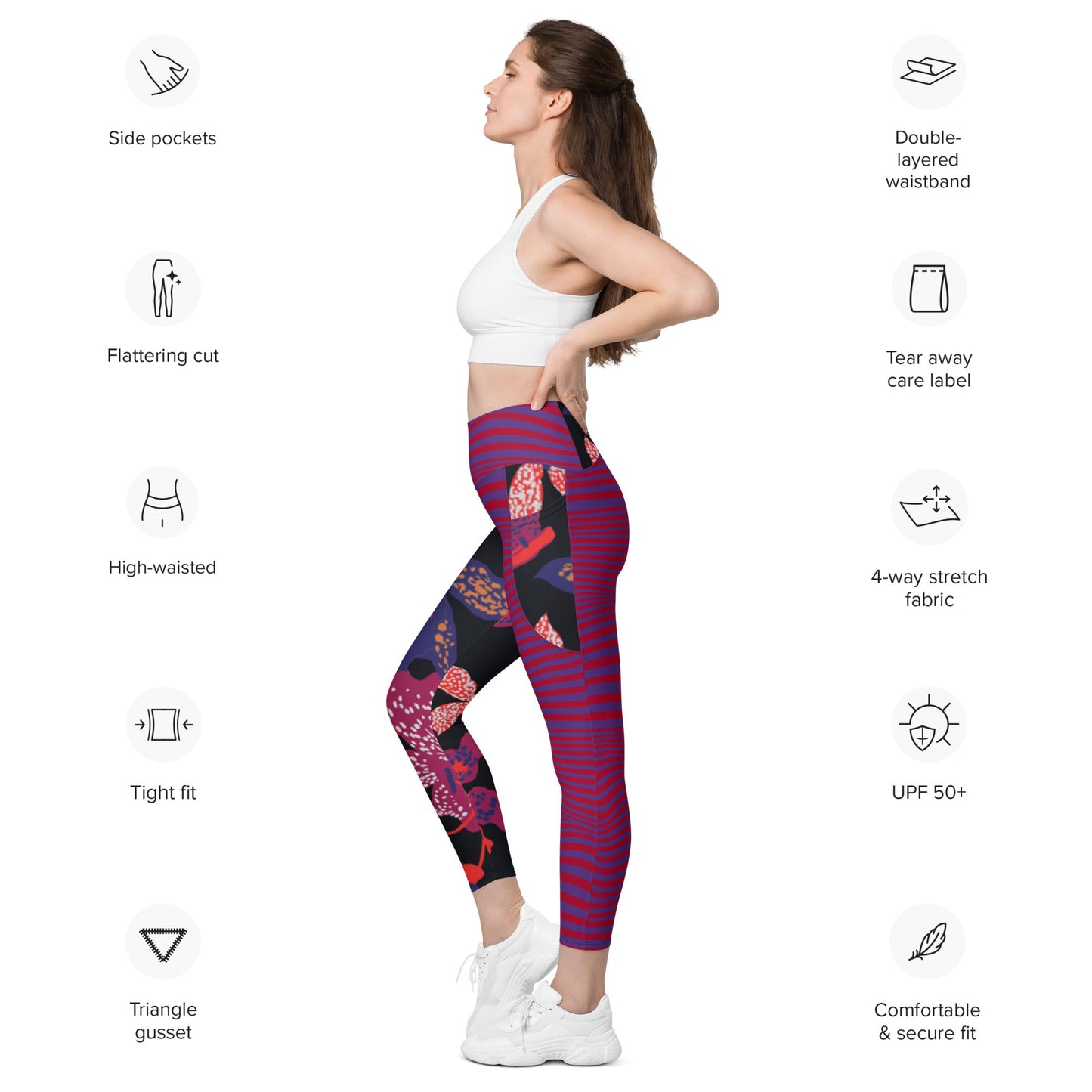 Stylish Women's Activewear Pants with Functional Pockets - PratSN