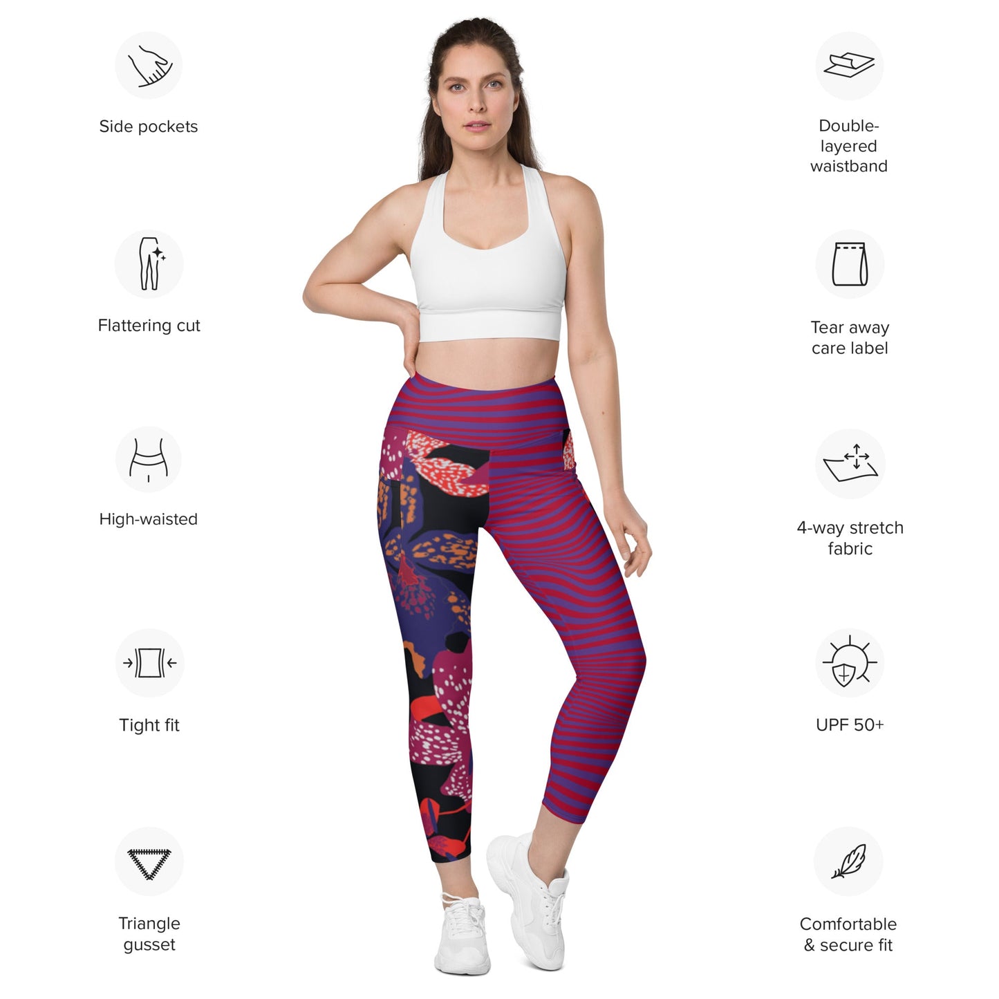 Stylish Women's Activewear Pants with Functional Pockets - PratSN
