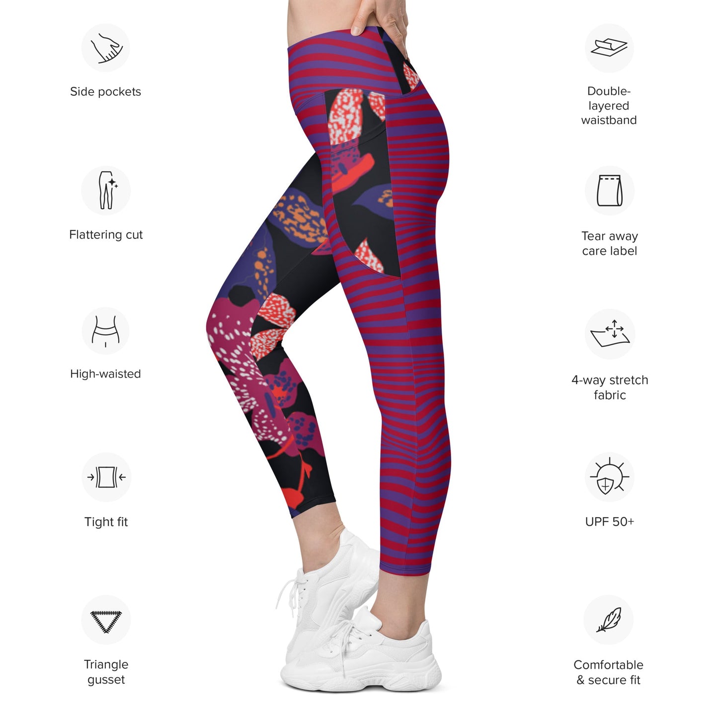 Stylish Women's Activewear Pants with Functional Pockets - PratSN