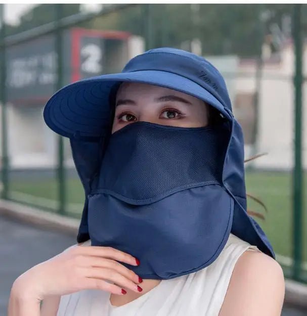 Summer Hats For Women Sun Hat With Breathable Sunscreen Outdoor Bicycling Beach Cap Visor Wide Brim Sunhat Female New - PratSN