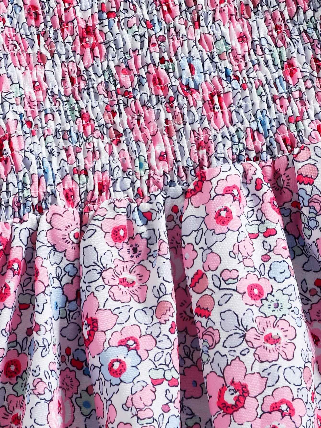 Summer New Girls' Floral Puff Sleeve Dress - PratSN