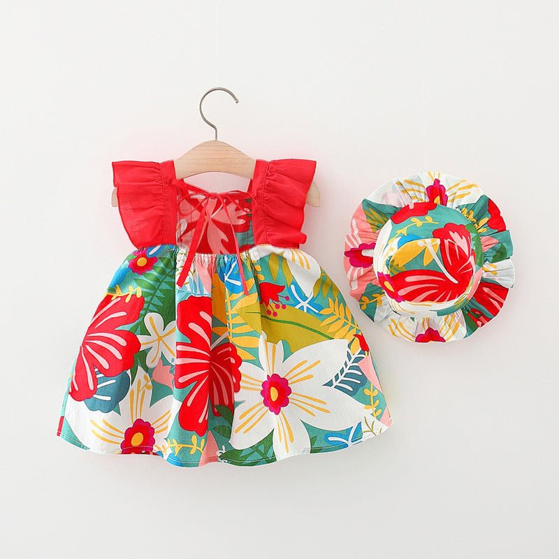Summer New Girls' Small Flower Dress - PratSN