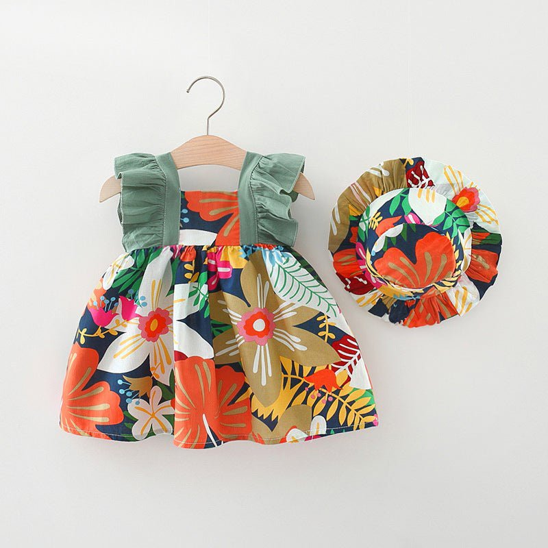 Summer New Girls' Small Flower Dress - PratSN