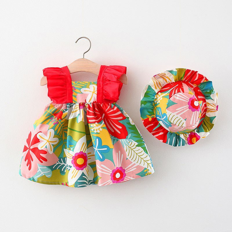 Summer New Girls' Small Flower Dress - PratSN