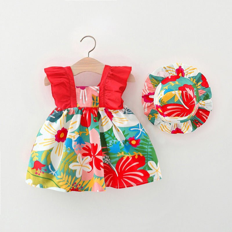 Summer New Girls' Small Flower Dress - PratSN