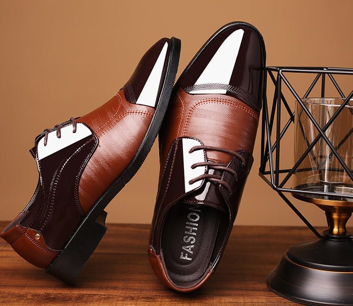summer new shoes men's business dress large size shoes fashion hundred tower wedding shoes - PratSN