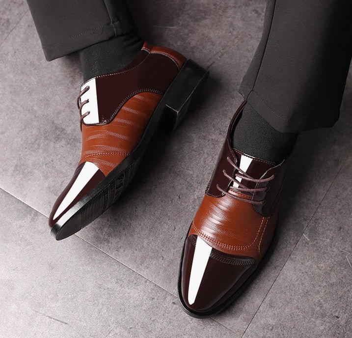 summer new shoes men's business dress large size shoes fashion hundred tower wedding shoes - PratSN
