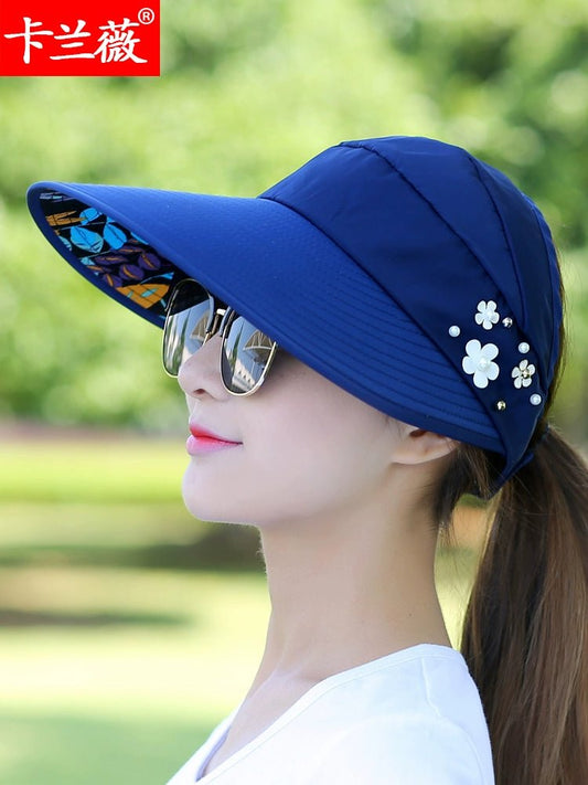 Sun Hat Women's Casual Summer Foldable Sun Hat - PratSN