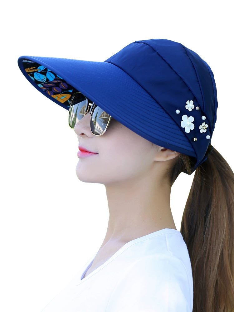 Sun Hat Women's Casual Summer Foldable Sun Hat - PratSN