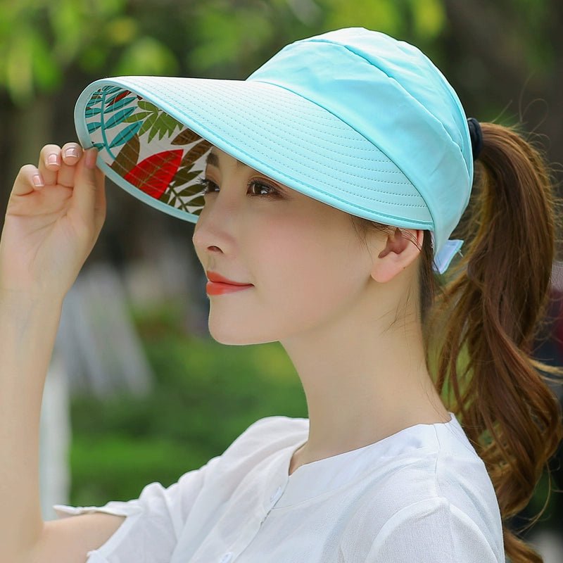 Sun Hat Women's Casual Summer Foldable Sun Hat - PratSN