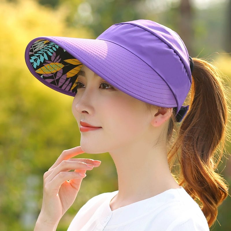 Sun Hat Women's Casual Summer Foldable Sun Hat - PratSN