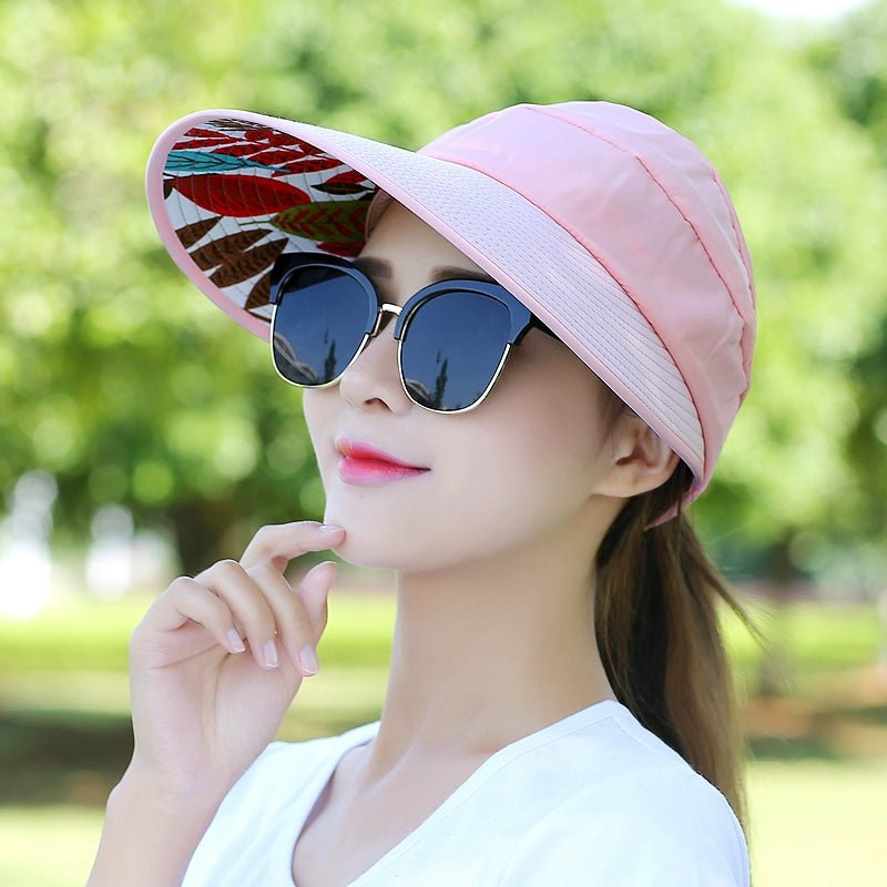 Sun Hat Women's Casual Summer Foldable Sun Hat - PratSN