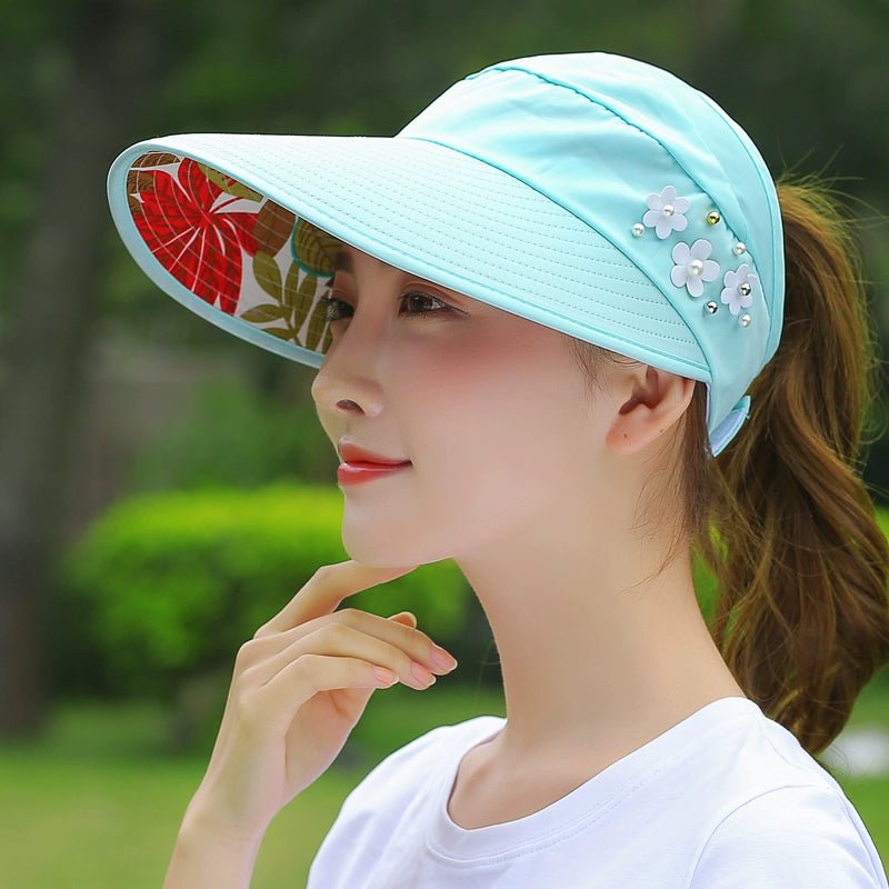 Sun Hat Women's Casual Summer Foldable Sun Hat - PratSN