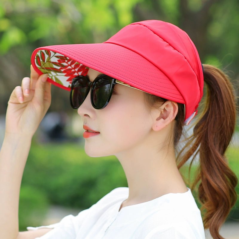 Sun Hat Women's Casual Summer Foldable Sun Hat - PratSN