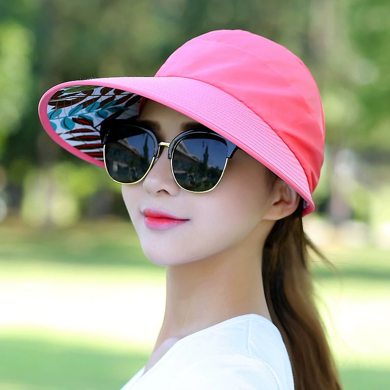 Sun Hat Women's Casual Summer Foldable Sun Hat - PratSN