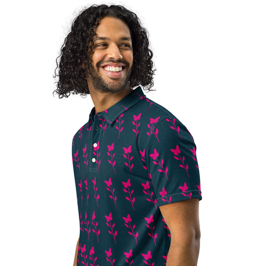 Tailored Men's Polo Shirt - Slim Fit Collared Top for Him - PratSN