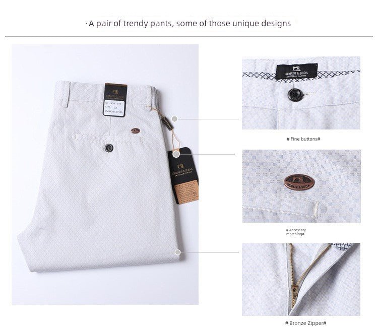 Thin Elastic Loose Straight Stripes Gingham Casual Pants - PratSN