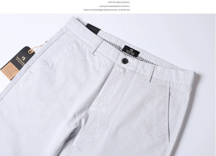 Thin Elastic Loose Straight Stripes Gingham Casual Pants - PratSN