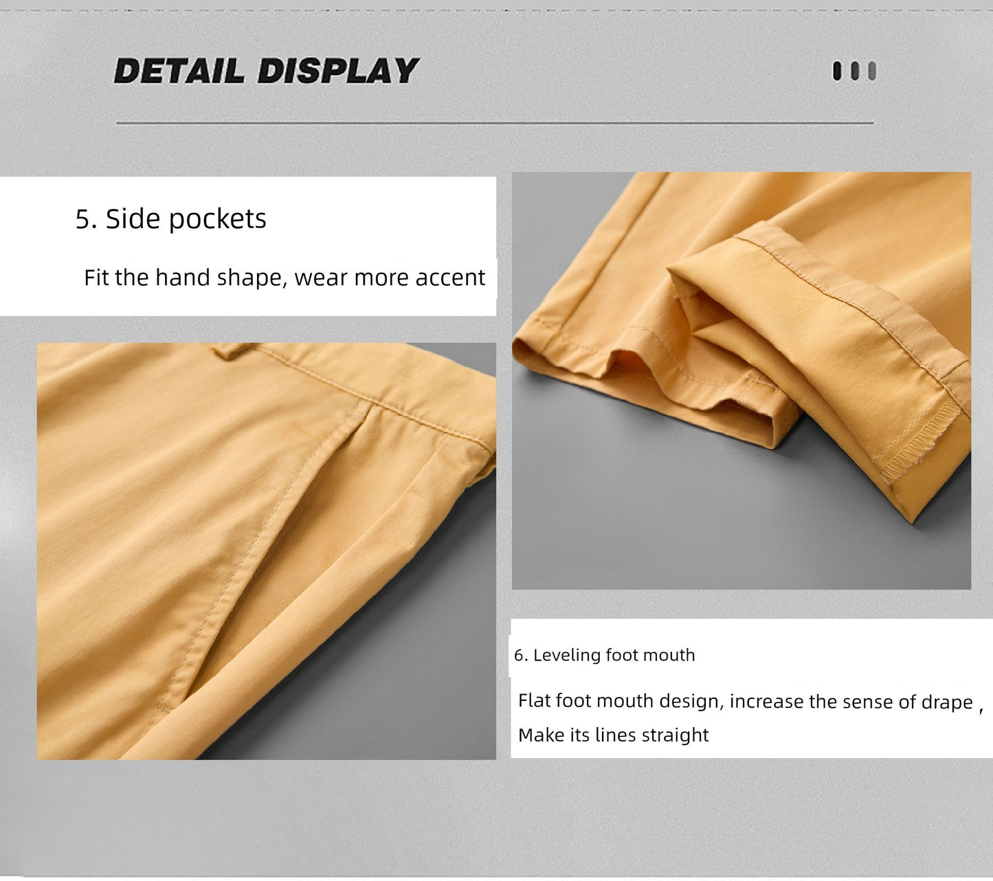 Thin Elastic Loose Straight Stripes Gingham Casual Pants - PratSN