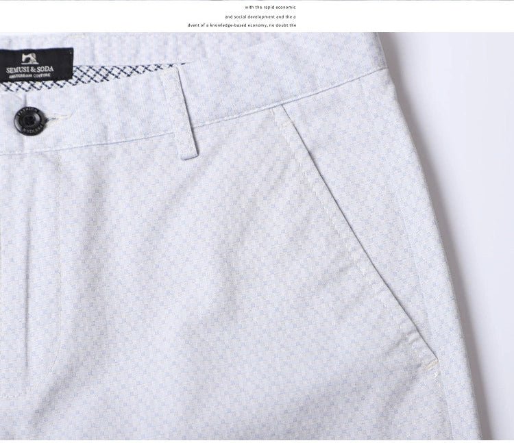 Thin Elastic Loose Straight Stripes Gingham Casual Pants - PratSN