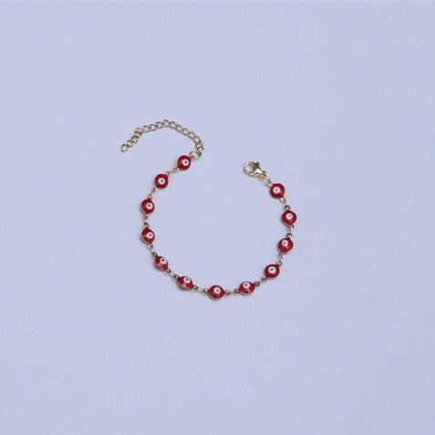 Titanium Steel Round Eye Lucky Amulet Bracelet - PratSN
