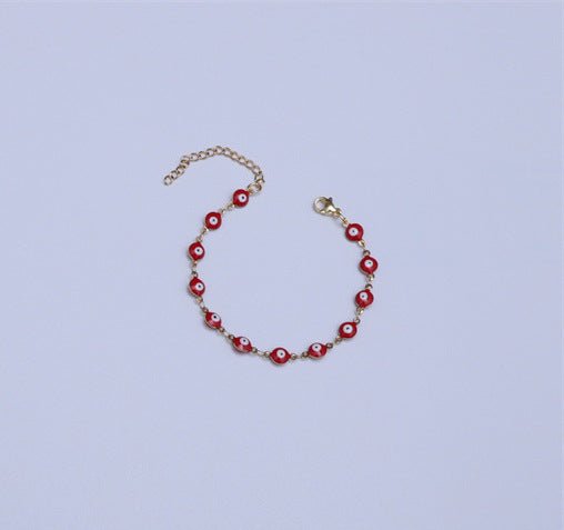 Titanium Steel Round Eye Lucky Amulet Bracelet - PratSN