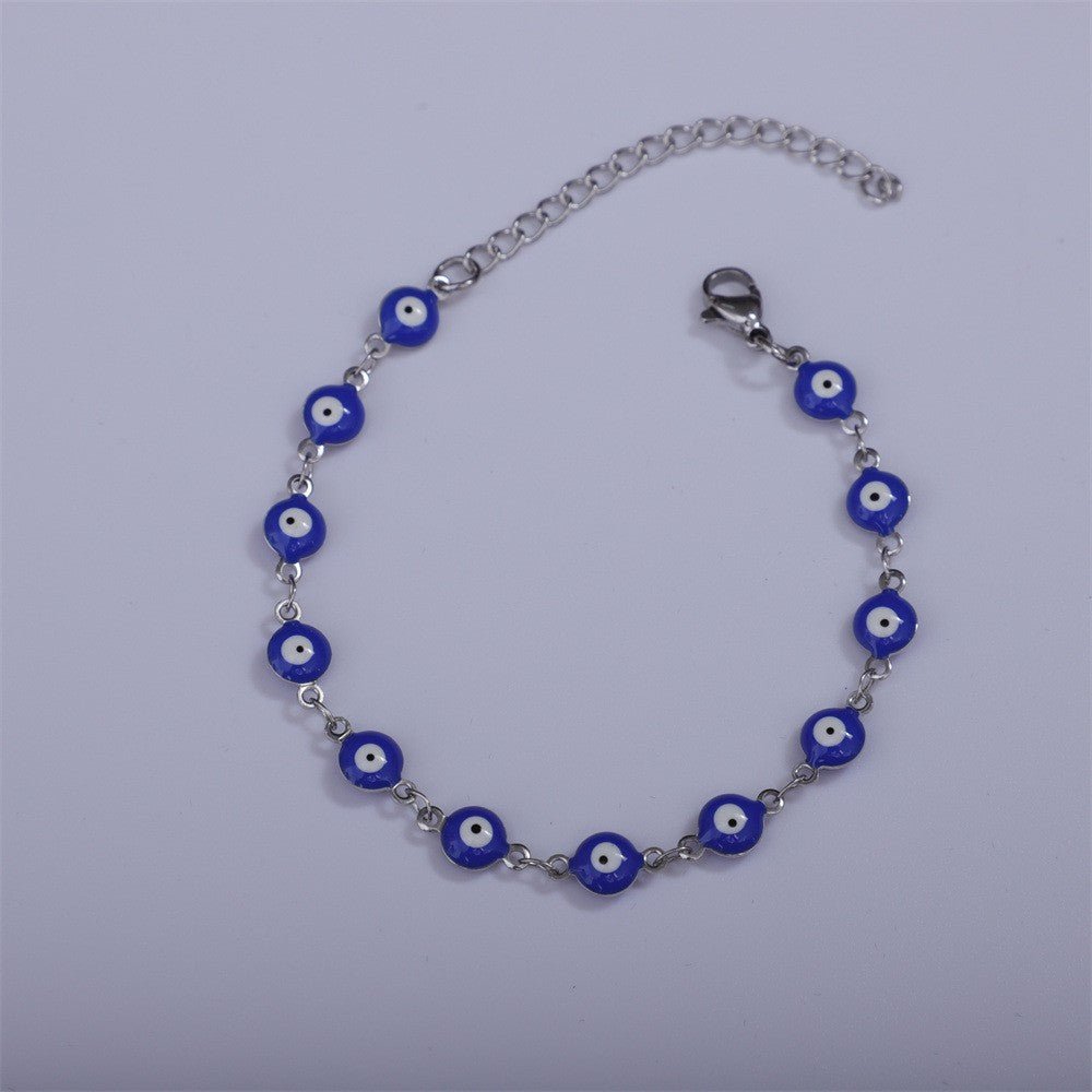Titanium Steel Round Eye Lucky Amulet Bracelet - PratSN