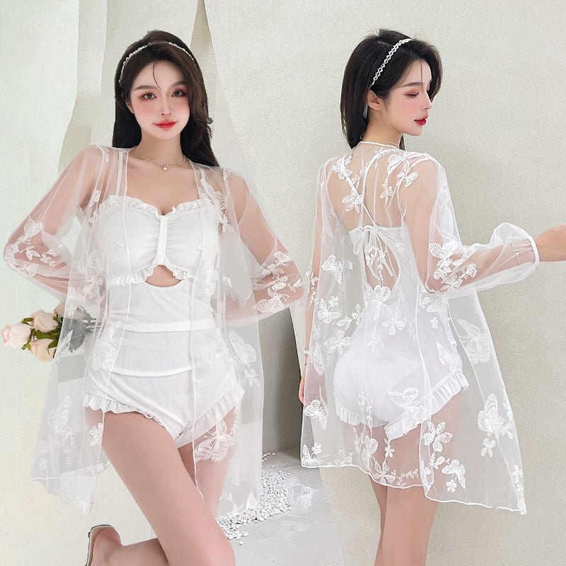 Two - Piece Set Hot Spring Bathing Swimsuit Women's Siamese Conservative - PratSN