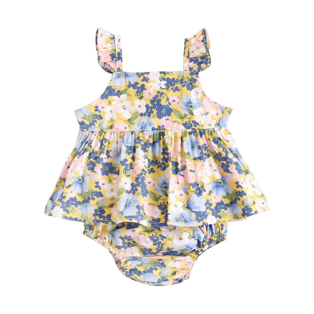 Two - piece Sling Baby Clothing Summer Floral - PratSN