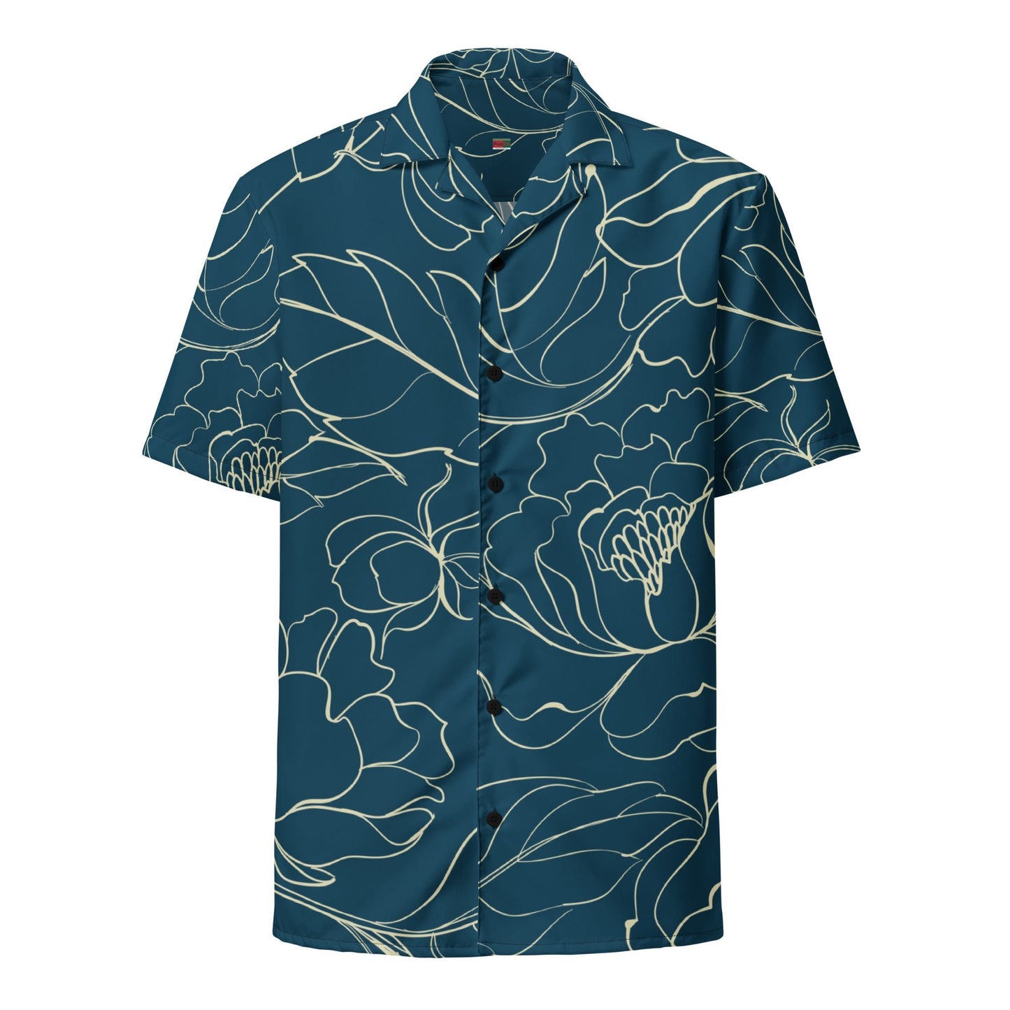 Unique Sharpa blue Button shirt - unisex floral shirt | Unisex Button shirts - PratSN