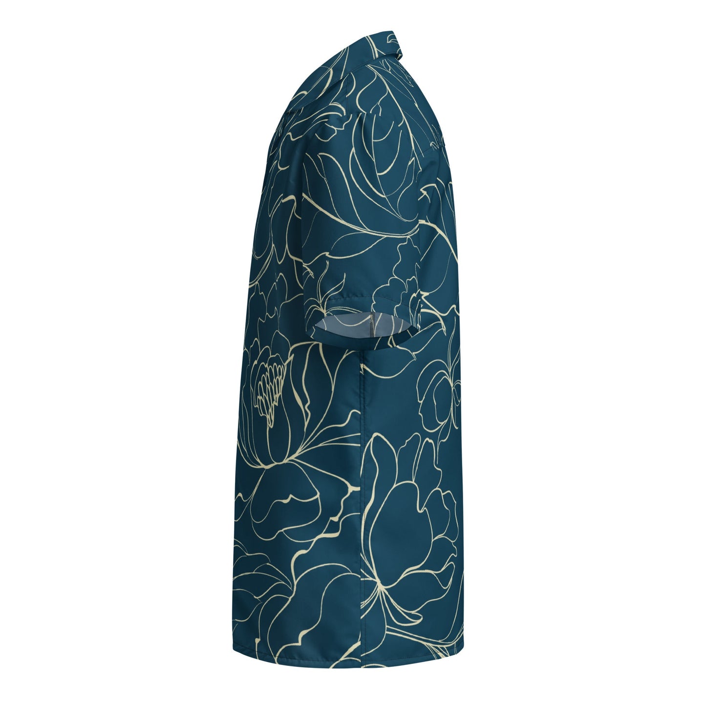 Unique Sharpa blue Button shirt - unisex floral shirt | Unisex Button shirts - PratSN