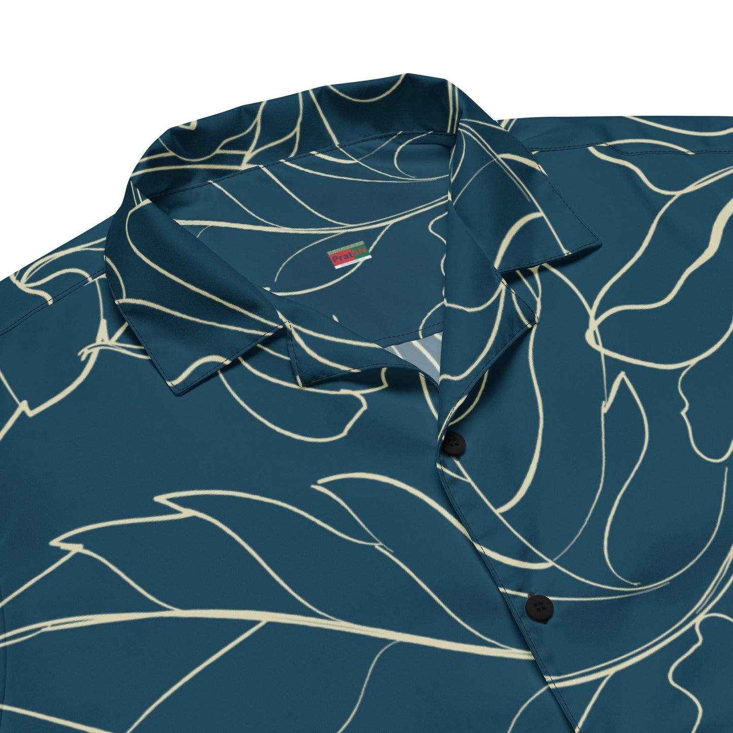 Unique Sharpa blue Button shirt - unisex floral shirt | Unisex Button shirts - PratSN