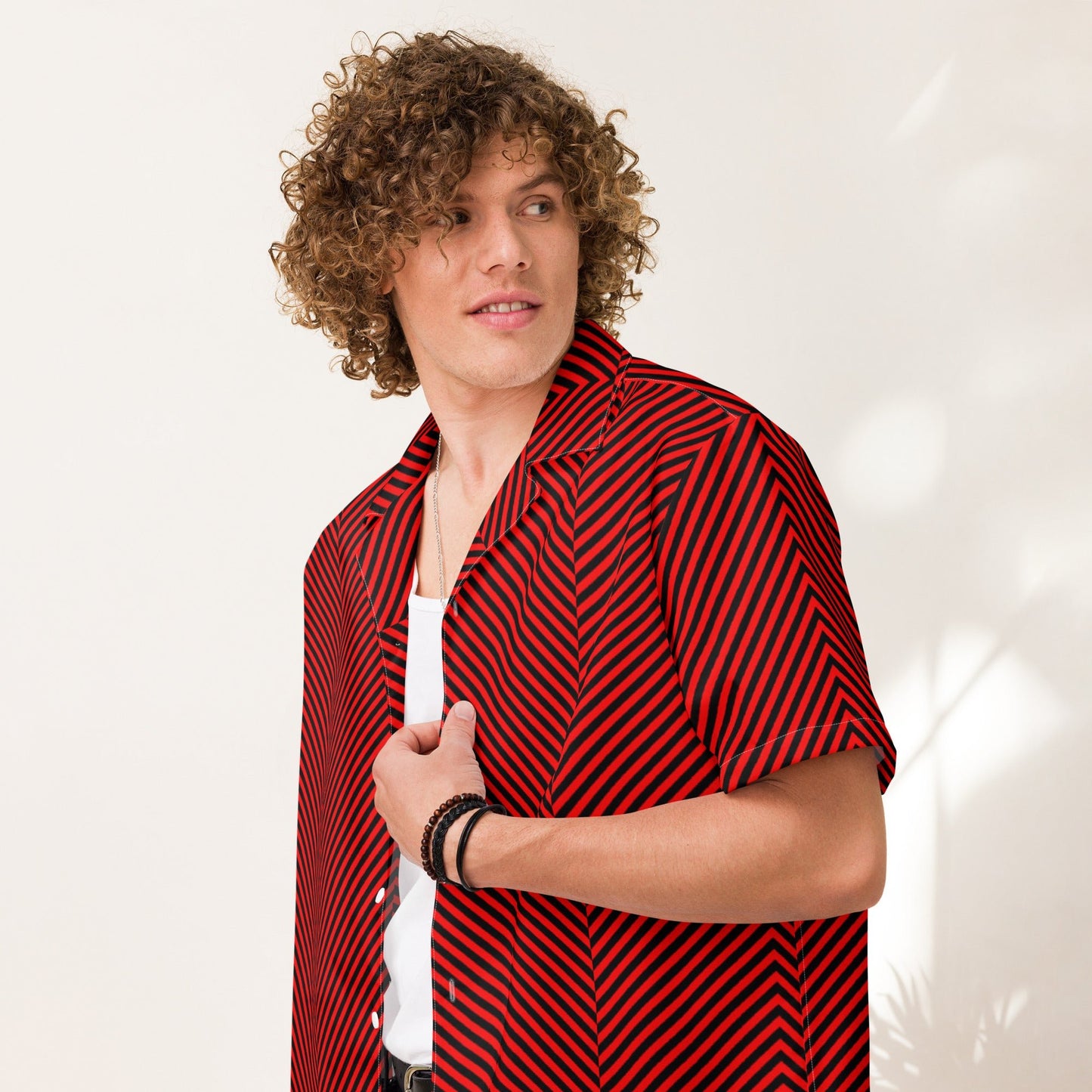 Unisex button shirt, Summer Shirt, Unisex Beach Shirt, Casual Shirt, Short Sleeve button Down shirt - PratSN