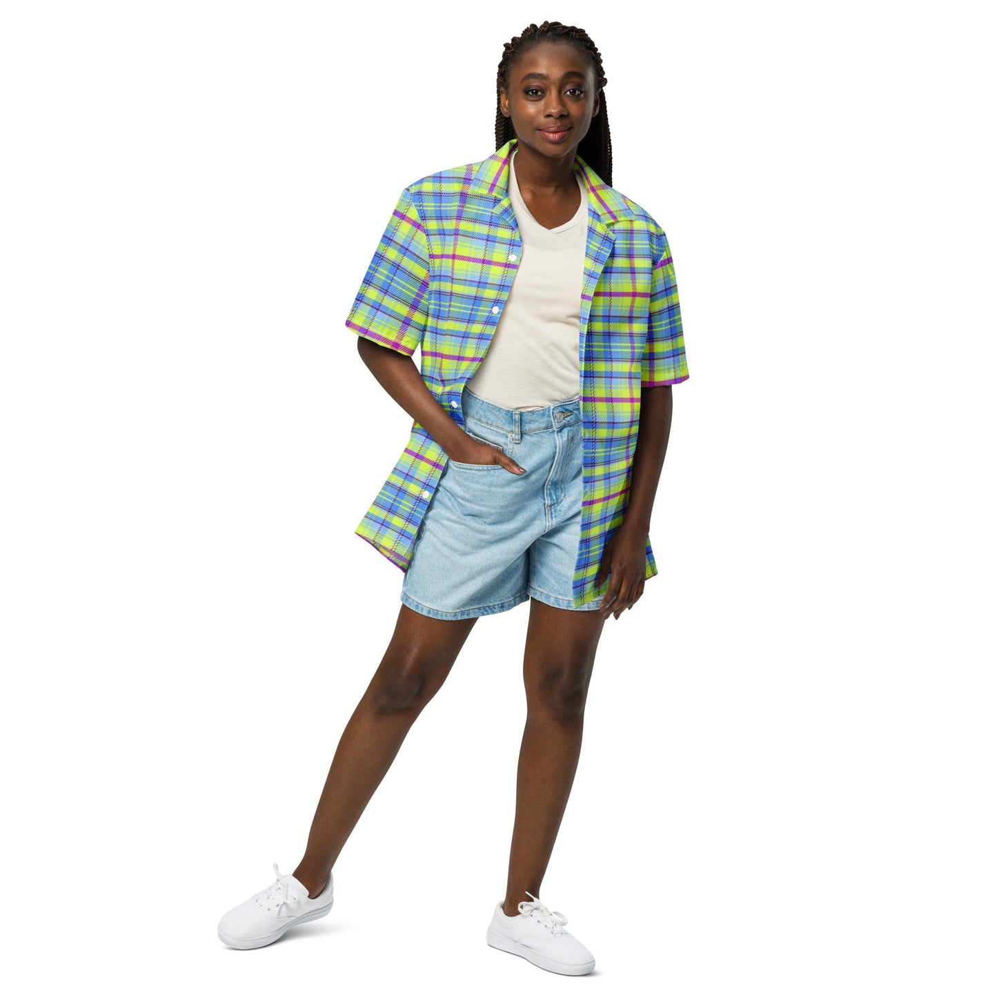 Unisex button shirt, Summer Shirt, Unisex Beach Shirt, Casual Shirt, Short Sleeve button Down shirt - PratSN