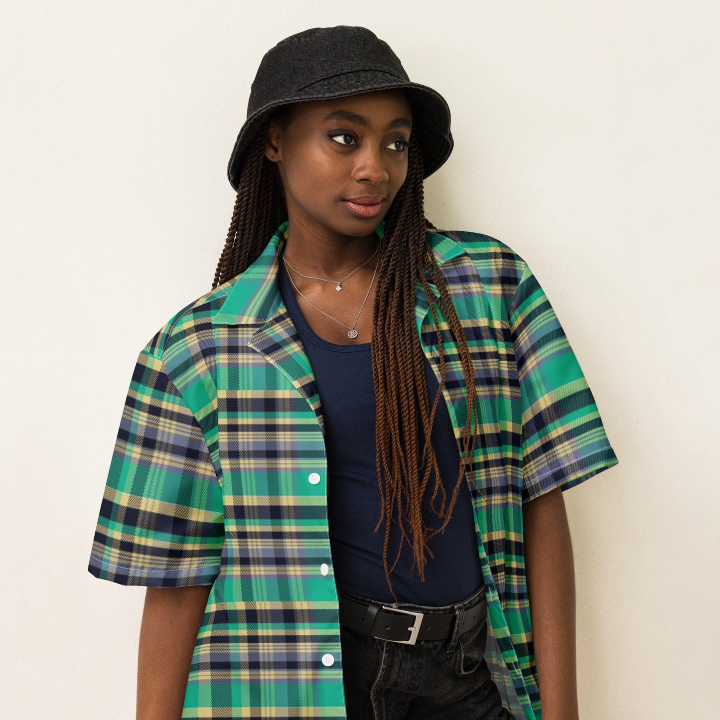 Unisex button shirt, Summer Shirt, Unisex Beach Shirt, Casual Shirt, Short Sleeve button Down shirt - PratSN