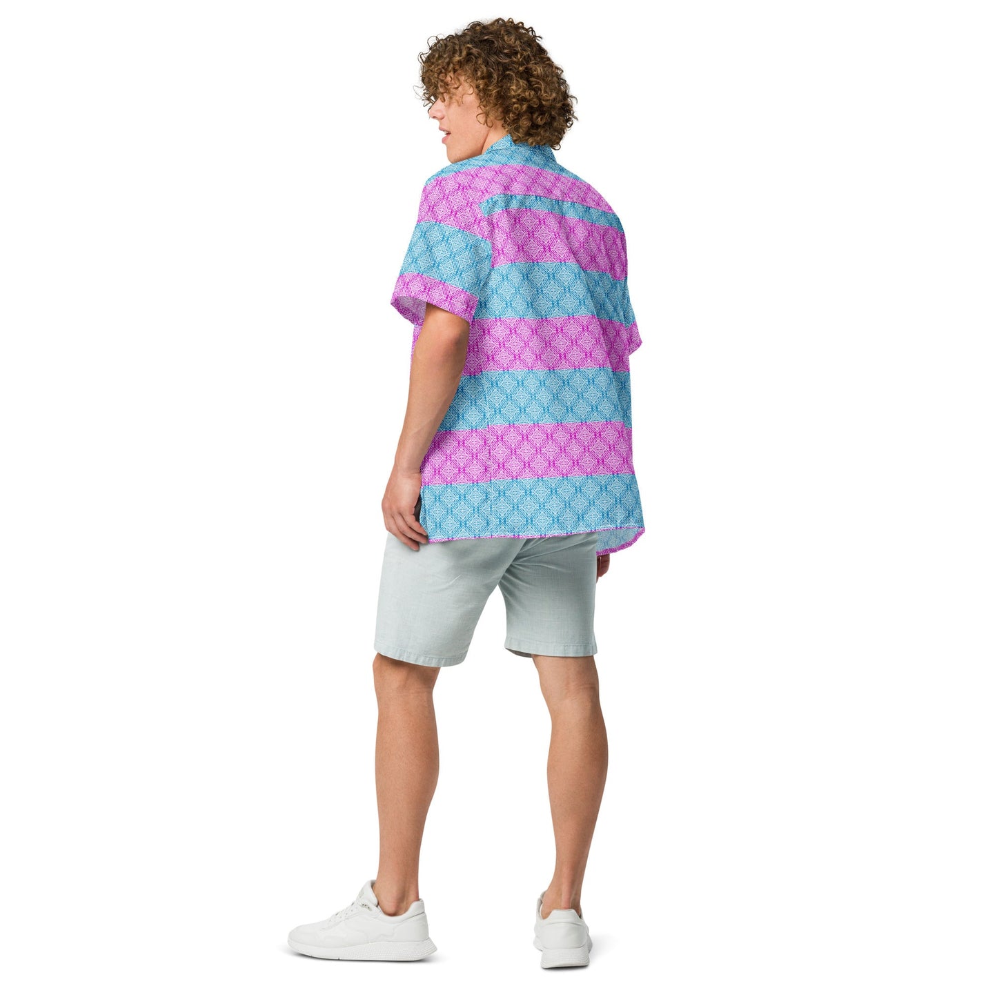 Unisex button shirt, Summer Shirt, Unisex Beach Shirt, Casual Shirt, Short Sleeve button Down shirt - PratSN