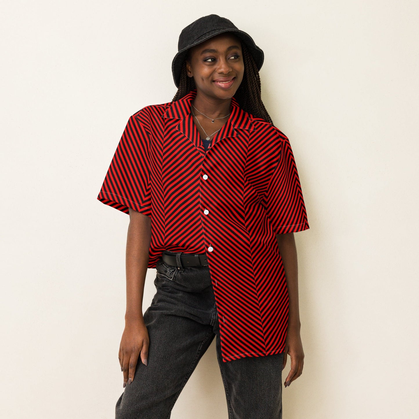 Unisex button shirt, Summer Shirt, Unisex Beach Shirt, Casual Shirt, Short Sleeve button Down shirt - PratSN